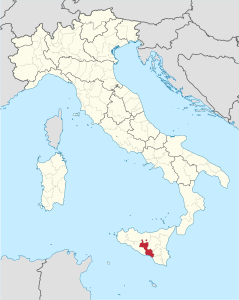 Provincia di Caltanissetta – Localizzazione