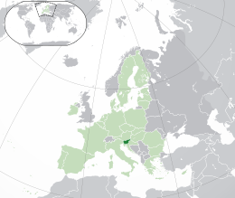 Slovenia - Localizzazione