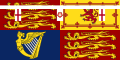 Princess Elizabeth's standard from 1944 to 1952 (England, Northern Ireland, Wales).