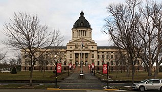 Tinghúsið (South Dakota State Capitol) í høvuðsstaðnum Pierre