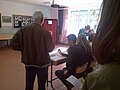 a polling-station in Ankara ...