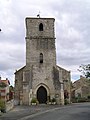 La façade et le clocher.