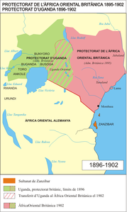 Africa orientale britannica - Localizzazione