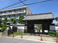 総門（現・岡崎市立大樹寺小学校南門）