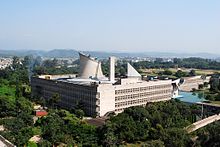 Palace of Assembly building, in Chandigarh, India