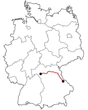 Verlauf der B 22