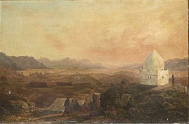 Le Camp français et le marabout de Lalla Marghiria (1846).