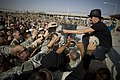 American singer Kid Rock at Kandahar Air Base in December 2007