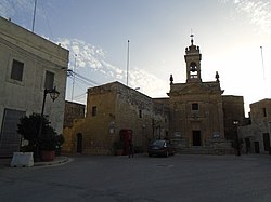 St Lucy's church in the main square