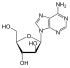 Estructura química de la Vidarabina