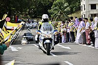 Honda ST1300 on escort duty