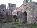 Konsolen eines mittelalterlichen Kamins (Ruine Burg Wildenberg)