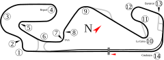 Tracciato di Circuito di Barcellona-Catalogna