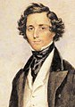 Q46096 Felix Mendelssohn Bartholdy in 1839 geboren op 3 februari 1809 overleden op 4 november 1847