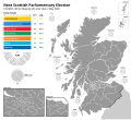 Next Scottish Parliament election Map