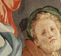 Pontormo, particolare dell'autoritratto nella Deposizione, 1526-28 circa (Firenze, cappella Capponi, Santa Felicita)