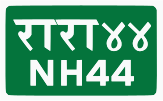 National Highway 44 shield}}