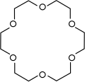 Formula chimica di 18-corona-6