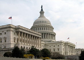 The Senate side of the Capitol Building