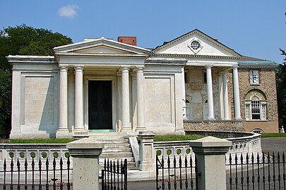 Mausoleum of Francis M. Drexel at Woodlands Cemetery