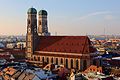 * Nomination Frauenkirche Munich, March 2013 --Martin Falbisoner 20:42, 2 March 2013 (UTC) * Promotion Good composition and interesting light. Probably you can apply some (selective) NR to reduce noise in the sky. --Tuxyso 11:21, 3 March 2013 (UTC)  Comment Since this image is a (very slight) HDR, unfortunately there's no single raw file to denoise. Still, I gave it a shot applying NR to the existing jpg and it should be a bit better now --Martin Falbisoner 11:46, 3 March 2013 (UTC) Color noise is clearly visible. I know this noise problem well from my own HDR processing. Try the following: apply some NR to the original files (without any sharpening), then HDR process and afterwards masked (40-50) sharpening (30-50) with slight NR. The photo is very nice and deserves optimal processing :) Or did you use in-camera HDR? --Tuxyso 12:34, 3 March 2013 (UTC)  Info new version --Martin Falbisoner 22:09, 3 March 2013 (UTC)  Abstain because I am now biased (due to minor help with HDR processing), but I think it is cleary QI, probably FP. --Tuxyso 07:14, 4 March 2013 (UTC) I agree.--Óðinn 18:18, 4 March 2013 (UTC)