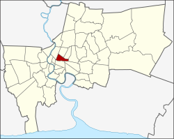 Khet location in Bangkok