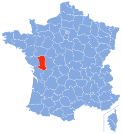 Location o Deux-Sèvres in Fraunce