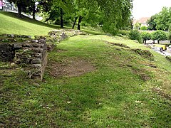 Vestiges des arènes de Besançon.