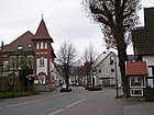 Blick auf die Ravensberger Straße in Werther