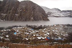 Village of Hir in winter