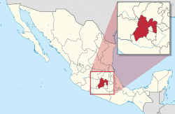 Location within Mexico