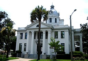 Jefferson County Courthouse in Monticello, Florida