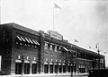 Le bâtiment principal du Fenway Park.