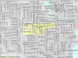 U.S. Census Bureau map showing CDP boundaries