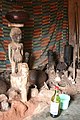 Voodoo-Altar ở Abomey, Benin.