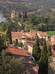 Le village vu du château.