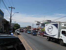 Straße im Zentrum von Limpio