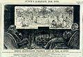 Image 14"Fiction becomes fact": Imaginary "Edison" combination videophone-television, conceptualized by George du Maurier and published in Punch magazine. The drawing also depicts then-contemporary speaking tubes, used by the parents in the foreground and their daughter on the viewing display (1878). (from History of videotelephony)