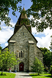 View of Voss Church