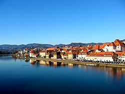 Maribor folyópartja