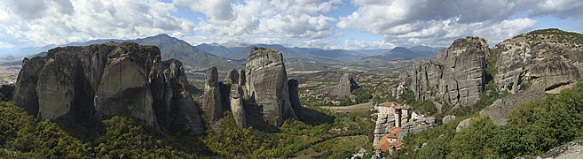 Meteora rocks and monasteries