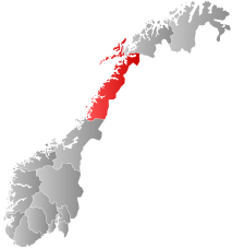 Letak Nordland di Norwegia