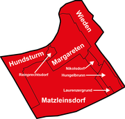 Bezirksteile von Margareten