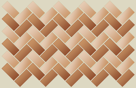 45° herringbone bond