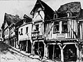 Vitré : la rue Poterie (vers 1900)