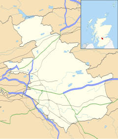 Caldercruix is located in North Lanarkshire