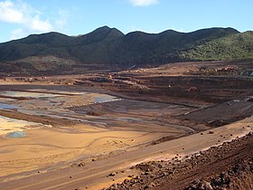 Construction of a tailings storage area Goro Nickel Mine, Kwe West Bassin