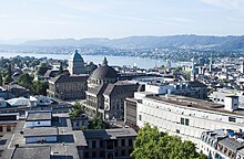 The ETH Zurich main building, which is the centre of the Zentrum campus