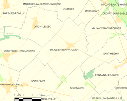 Orvilliers-Saint-Julien – Mappa