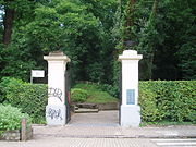 L'entrée du parc du Bergoje.